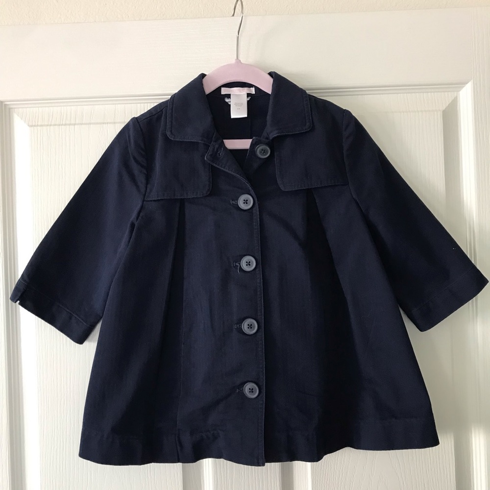 Janie and Jack Coat - Blue - Size 4/5